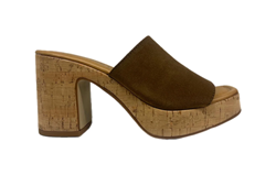 SANDALO CON TACCO CUIO